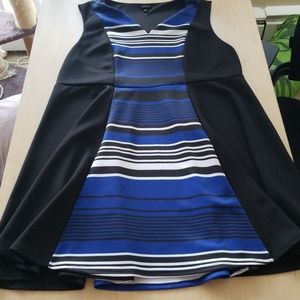 Torrid black and blue dress